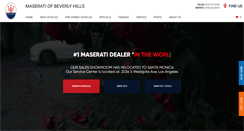 Desktop Screenshot of maseratibeverlyhills.com